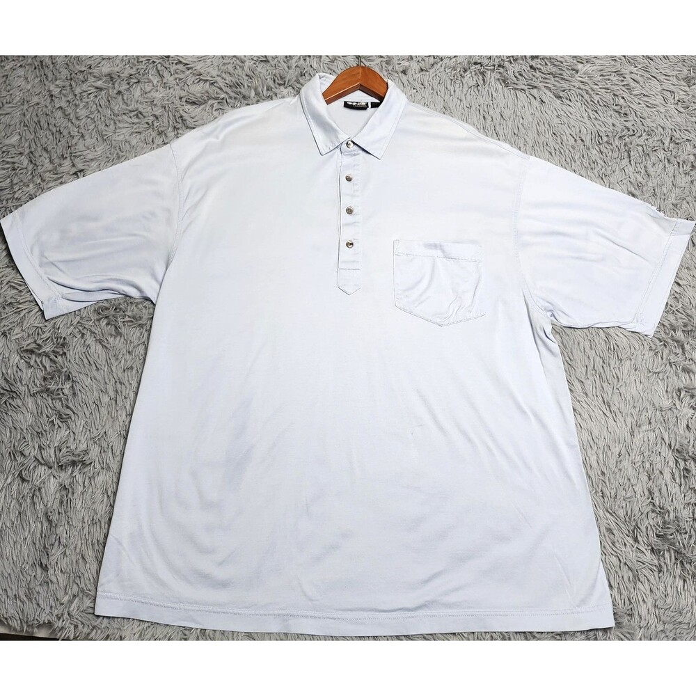 PING Collection Polo Shirt Mens XL Lake Venice Golf Club Venice FL Blue Cotton